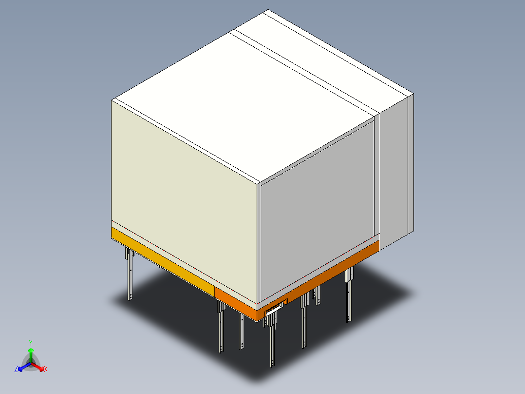 自动洗碗机设计主视图