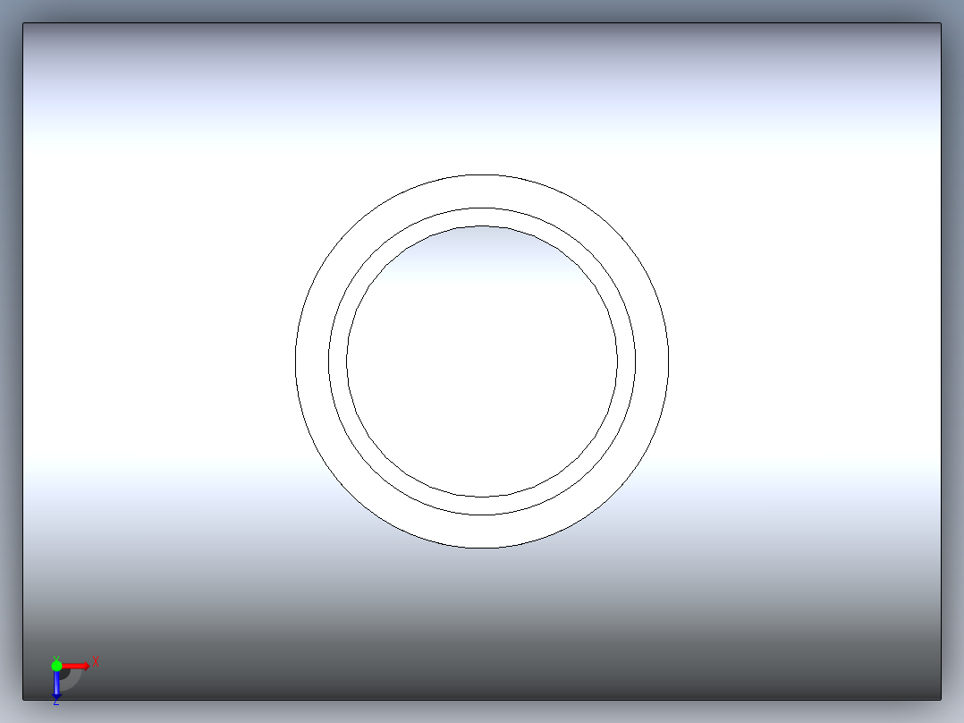 聚氯乙烯配件02-Sch80_ReducingTee_SxSxS_801-420_4.5in x 2in俯视图