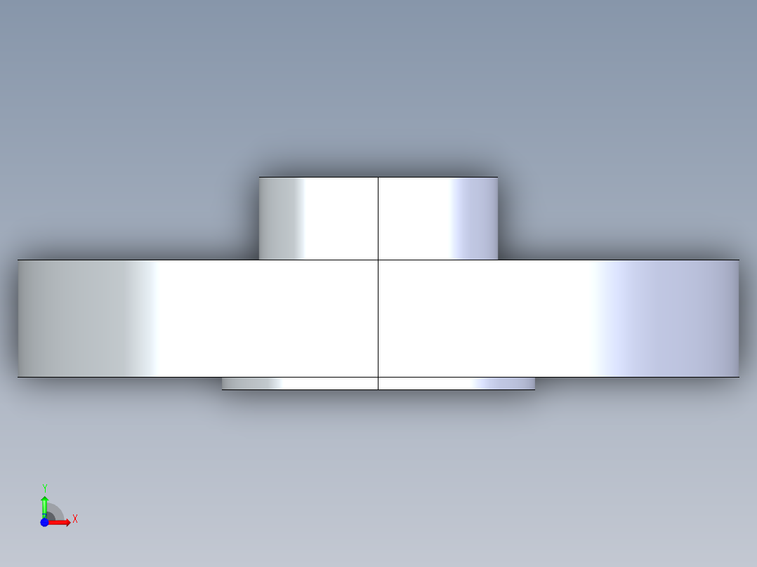 聚氯乙烯配件27-Sch80_Flange Vanstone_FPT_855-005_0.5in前视图
