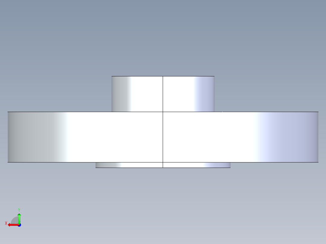 聚氯乙烯配件27-Sch80_Flange Vanstone_FPT_855-005_0.5in后视图