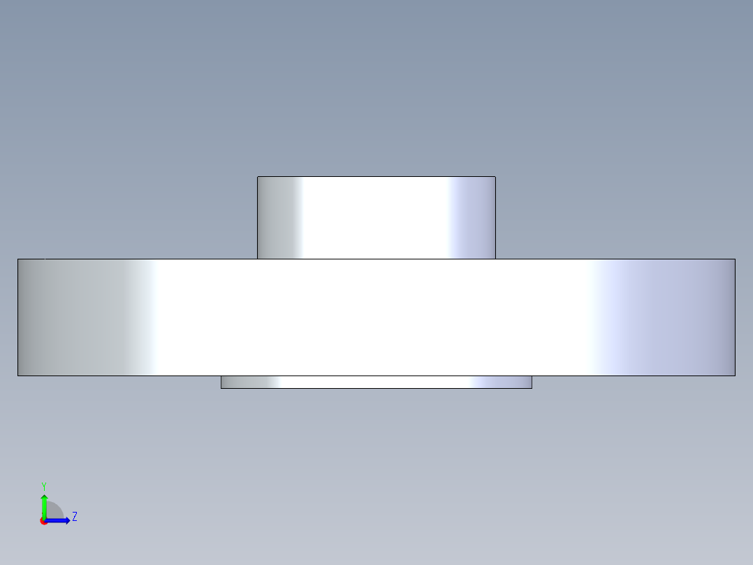 聚氯乙烯配件27-Sch80_Flange Vanstone_FPT_855-005_0.5in左视图