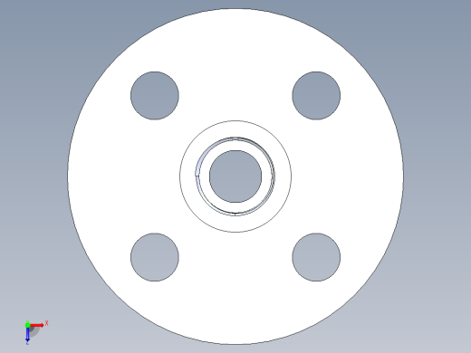 聚氯乙烯配件27-Sch80_Flange Vanstone_FPT_855-005_0.5in俯视缩略图