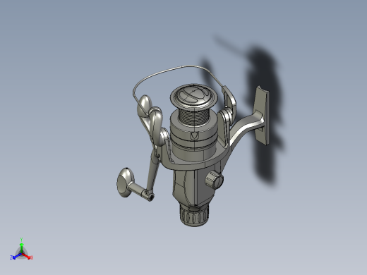 鱼竿4正等轴测缩略图