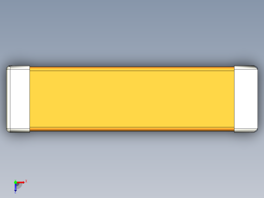 元器件3D封装C1206_08534俯视缩略图