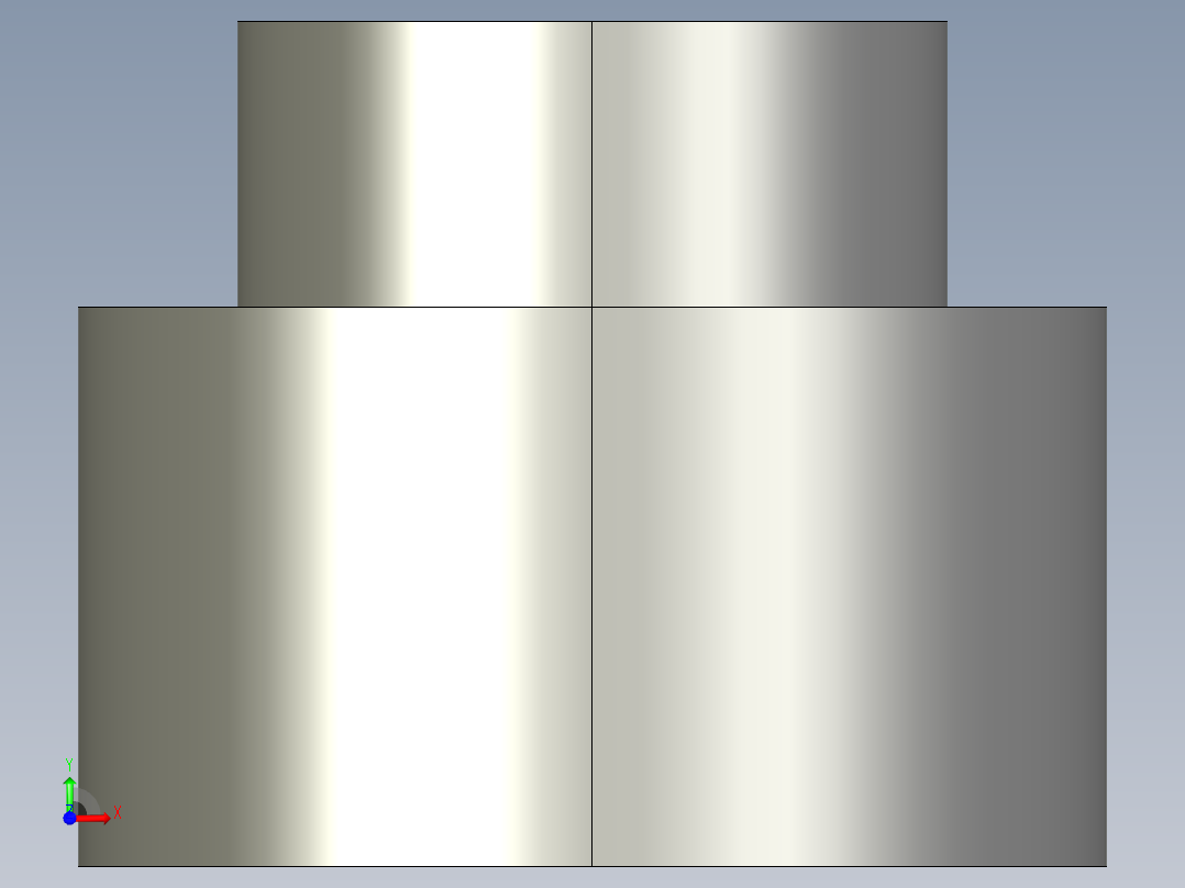 船舶管路系统SeaCor_ReducerCoupling_SxS_37J129338_3in x 2in前视图