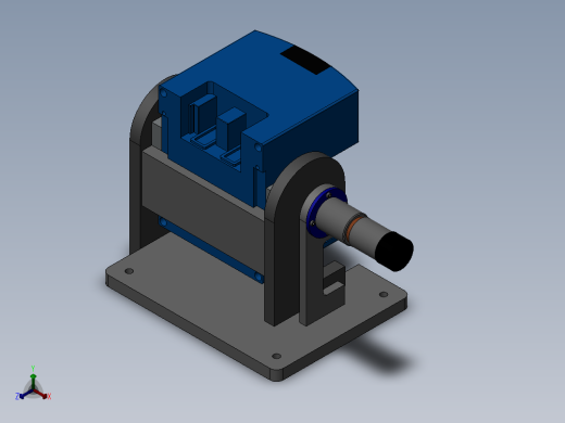 遥测激光器设计正等轴测缩略图