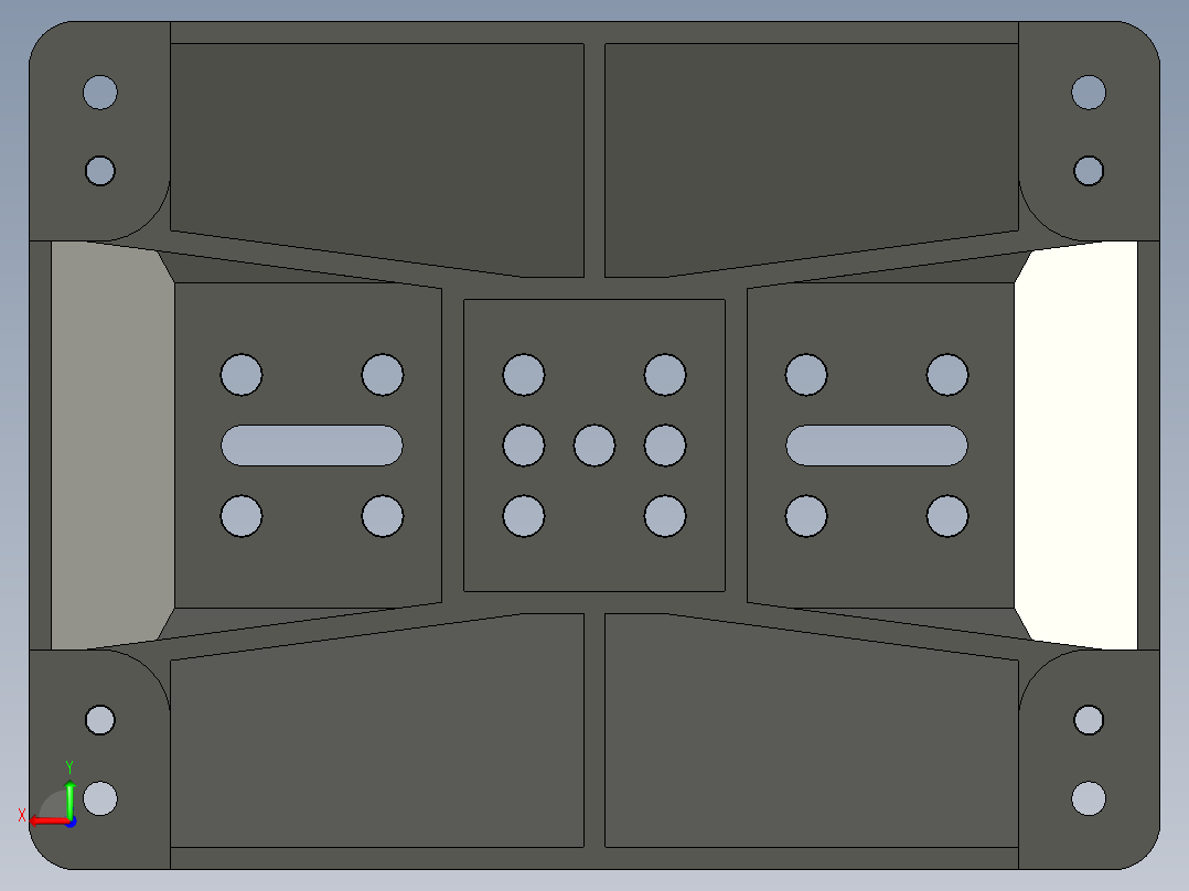 型材-KJN 270X360 BASE PLATE 3842514567后视图