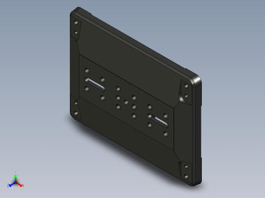 型材-KJN 270X360 BASE PLATE 3842514567正等轴测缩略图