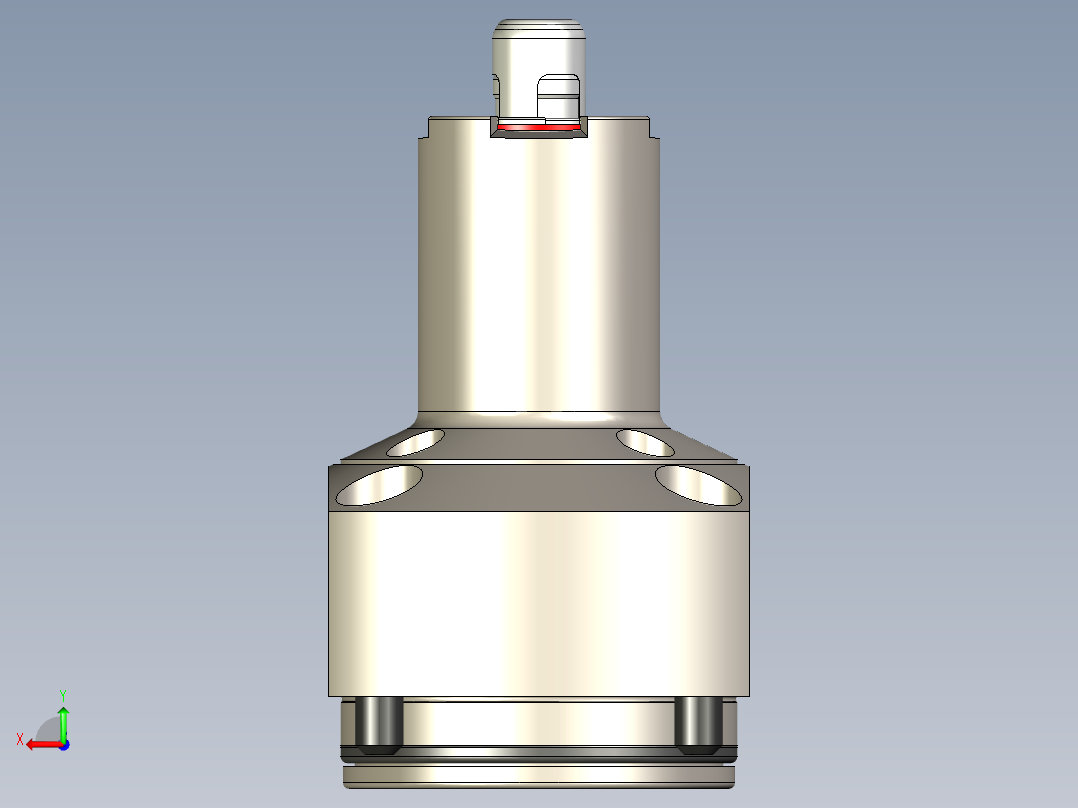KOSMEKSFA2000-M1N-100-H60多系列多零件图纸模型多系列多零件图纸模型后视图