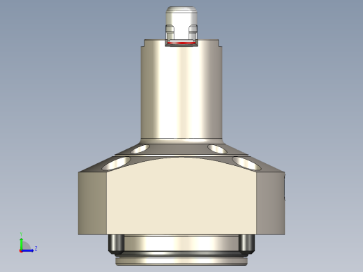 KOSMEKSFA2000-M1N-100-H60多系列多零件图纸模型多系列多零件图纸模型左视缩略图