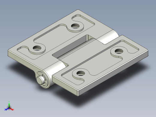 不銹鋼鉸鏈5570-3D多系列多零件图纸模型