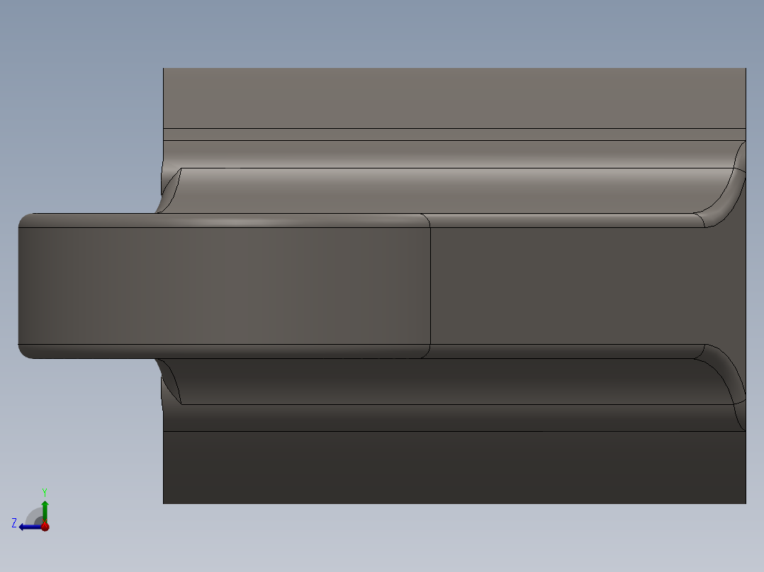 机械线夹；机械夹持机构；夹具右视图