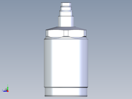 KOSMEKLD0452-xM-E多系列多零件图纸模型右视缩略图