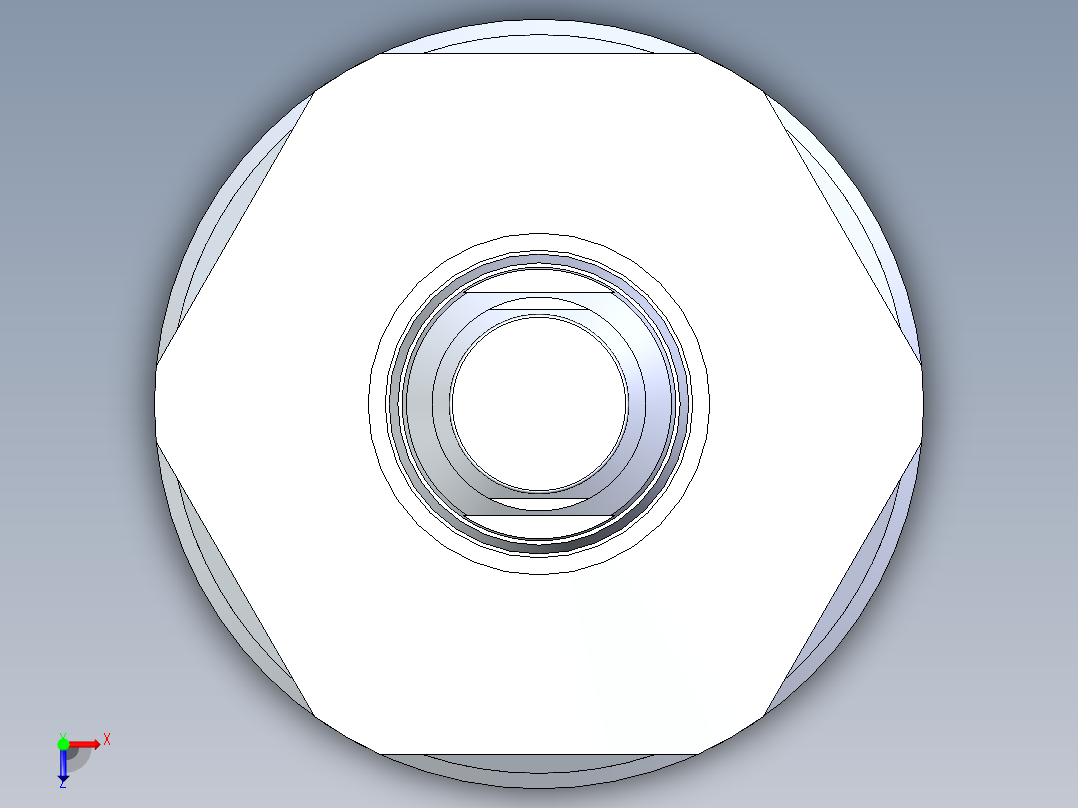 KOSMEKLD0452-xM-E多系列多零件图纸模型俯视图