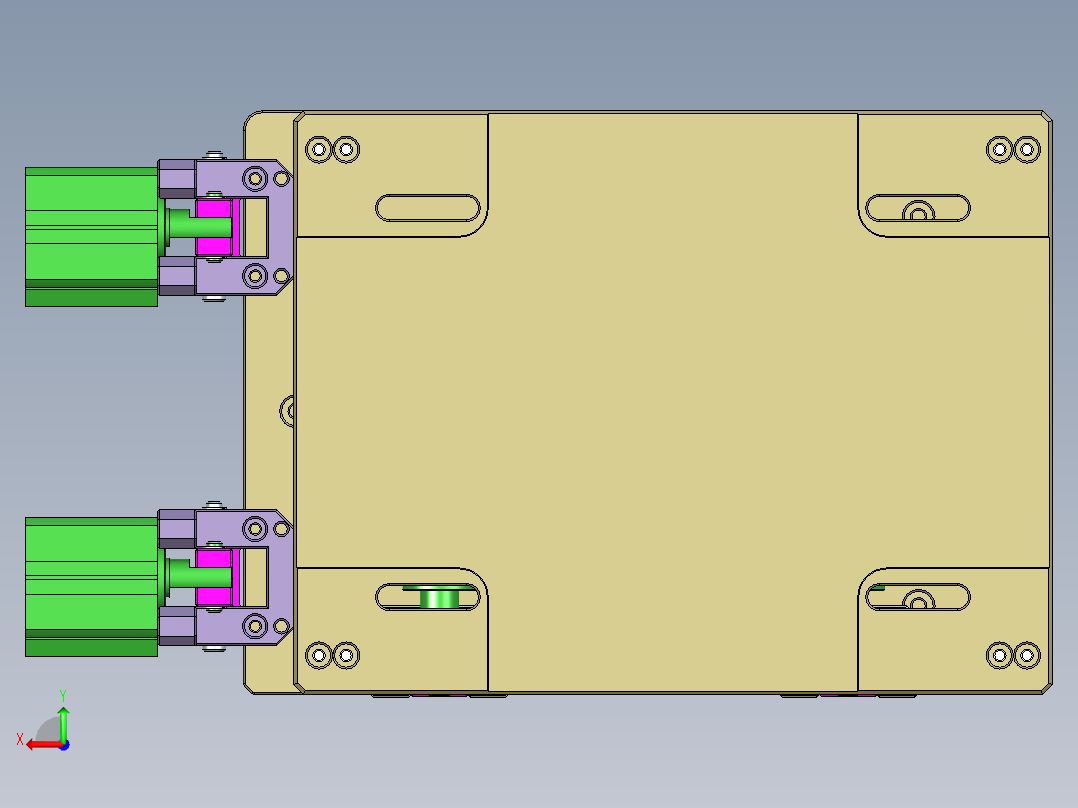 REACHER-C笔记本CNC工装夹具三维模型-CNC1-0912后视图