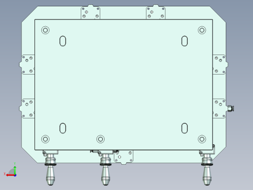 MCLG-C-cnc3笔记本CNC工装夹具三维模型后视缩略图