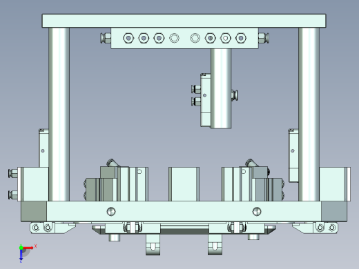 MCLG-C-cnc3笔记本CNC工装夹具三维模型俯视缩略图