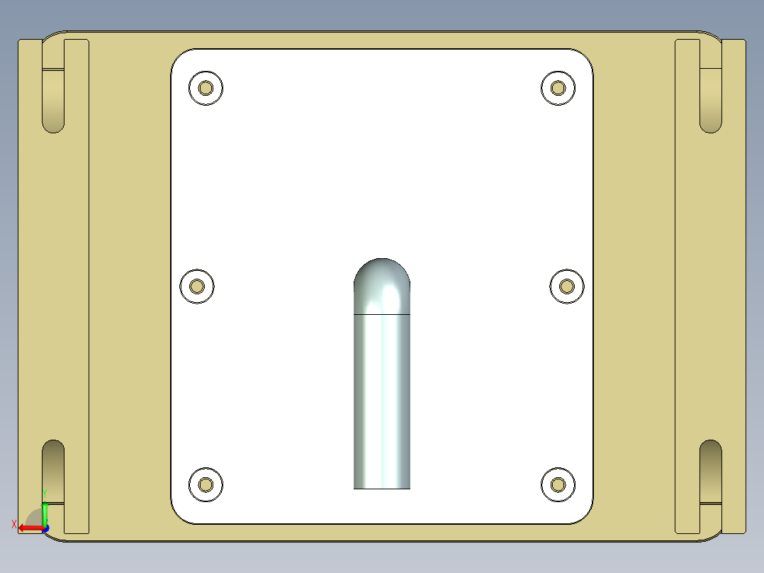N500-COVER-笔记本CNC工装夹具三维模型CNC5后视图