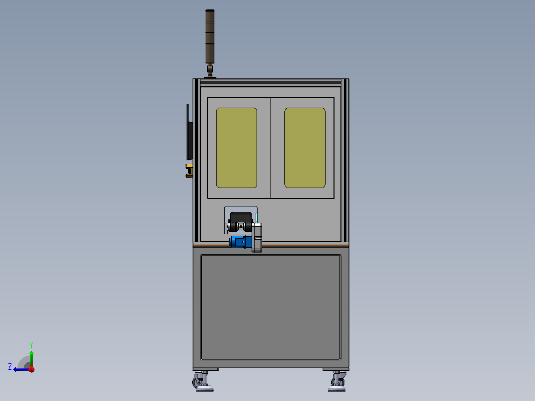 滤芯吸头自动检测设备sw17可编辑右视图