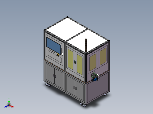 滤芯吸头自动检测设备sw17可编辑正等轴测缩略图