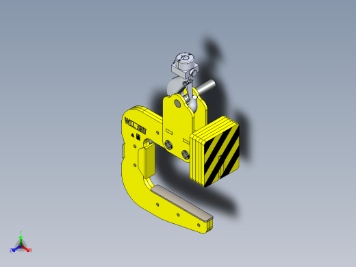 卷钩50T正等轴测缩略图