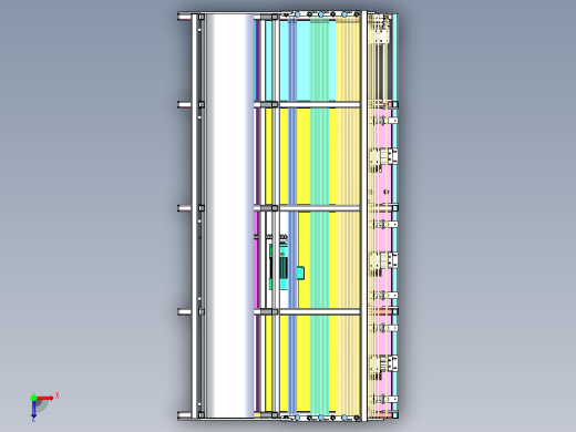 WEB700 纺织经纱整经机俯视缩略图