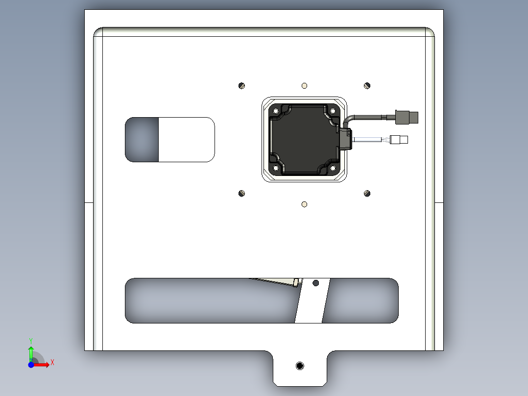 凸轮连杆机构前视图