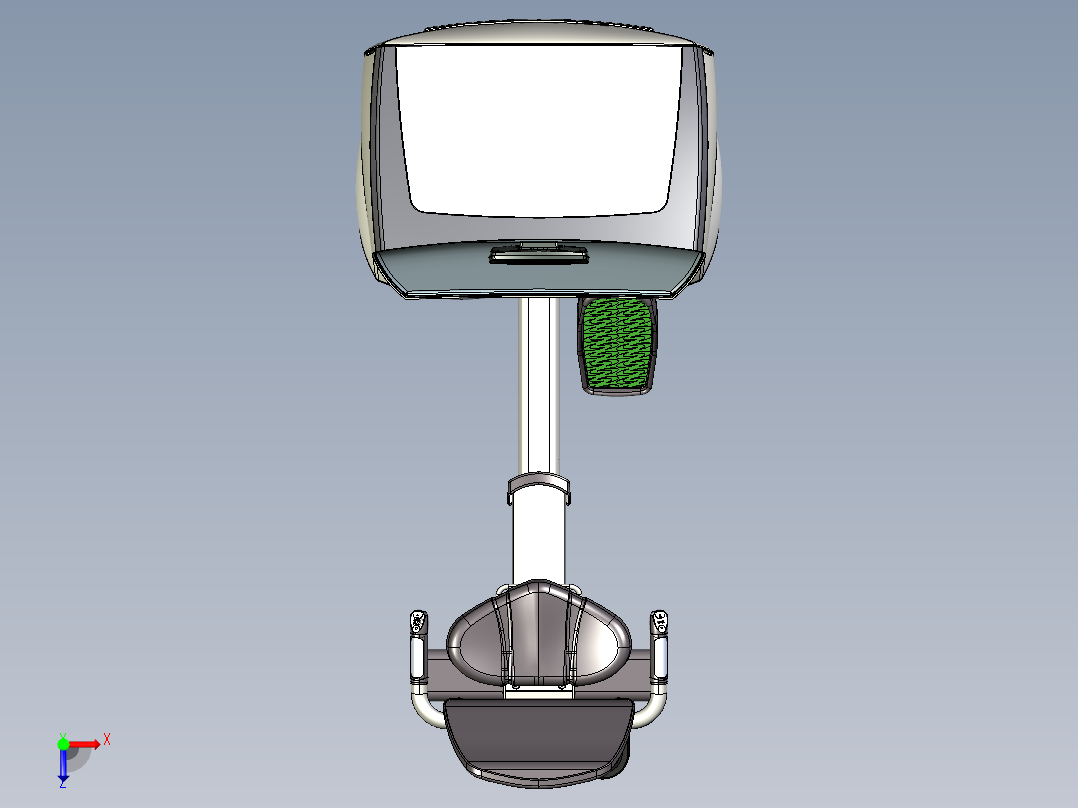 B2004455-螺旋训练器外壳 - 方尖碑俯视图