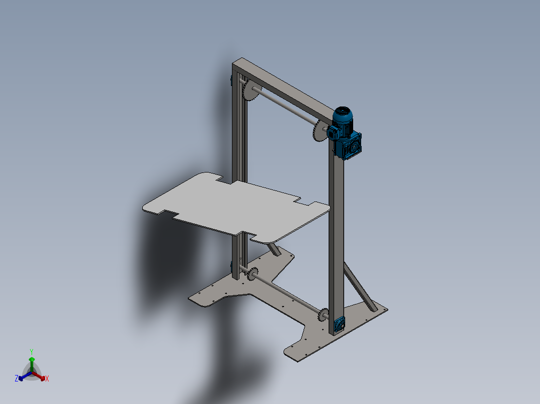 起重机-1(50)正等轴测图