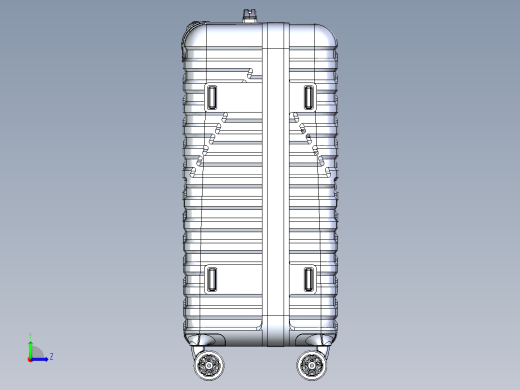 24寸拉杆箱模型左视缩略图