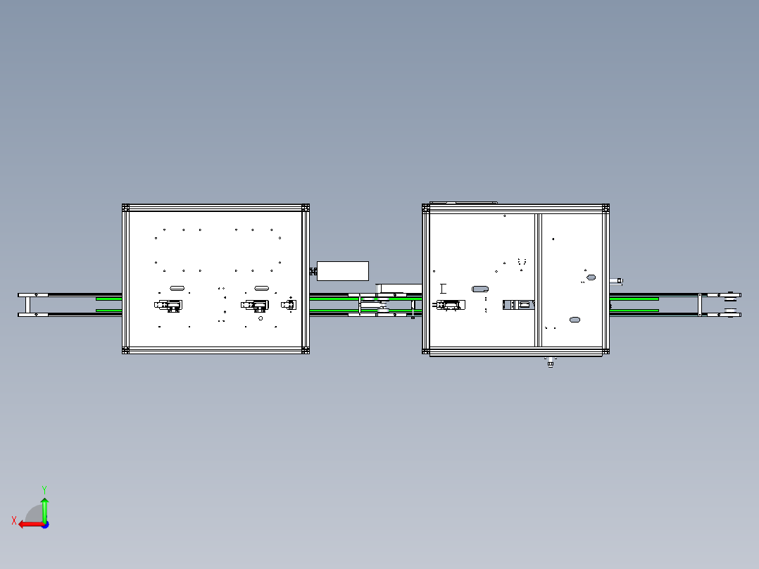 自动耐压铆合移印机设备后视图