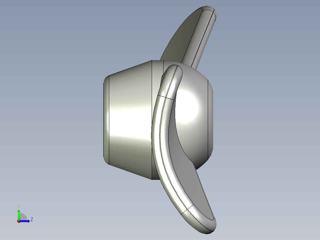 Arduino直流电机螺旋桨 (1)左视图