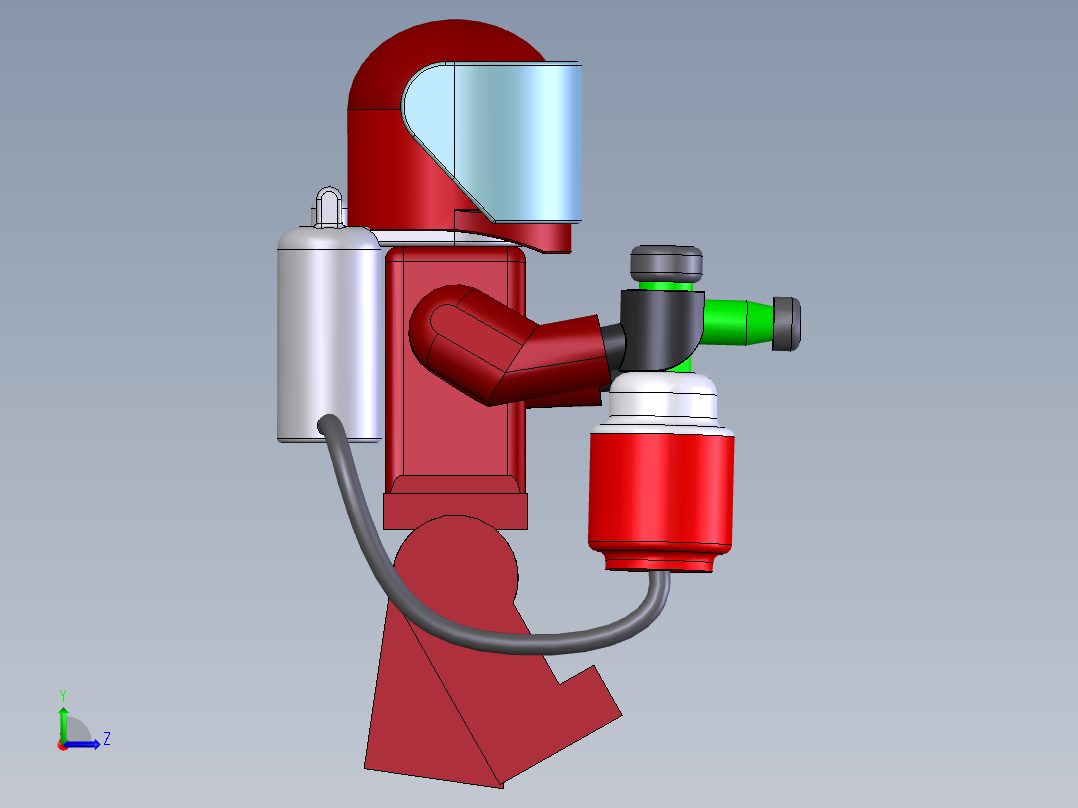 消防员乐高左视图