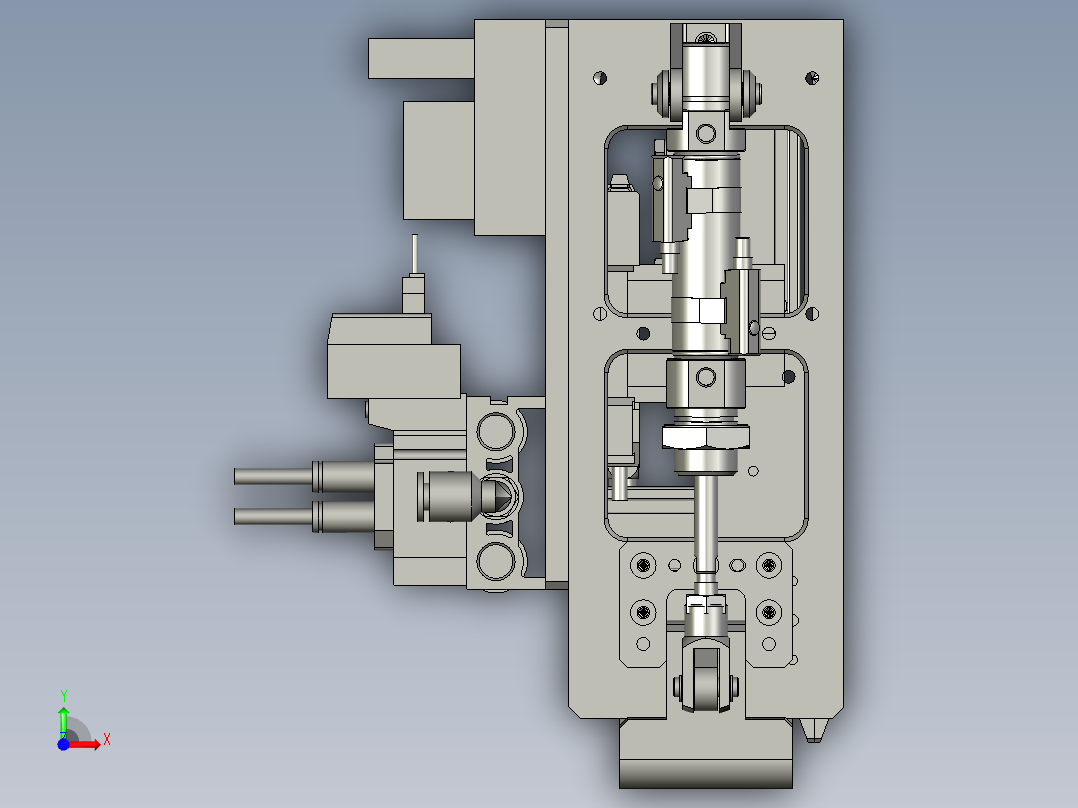 02-00-01夹膜机构前视图