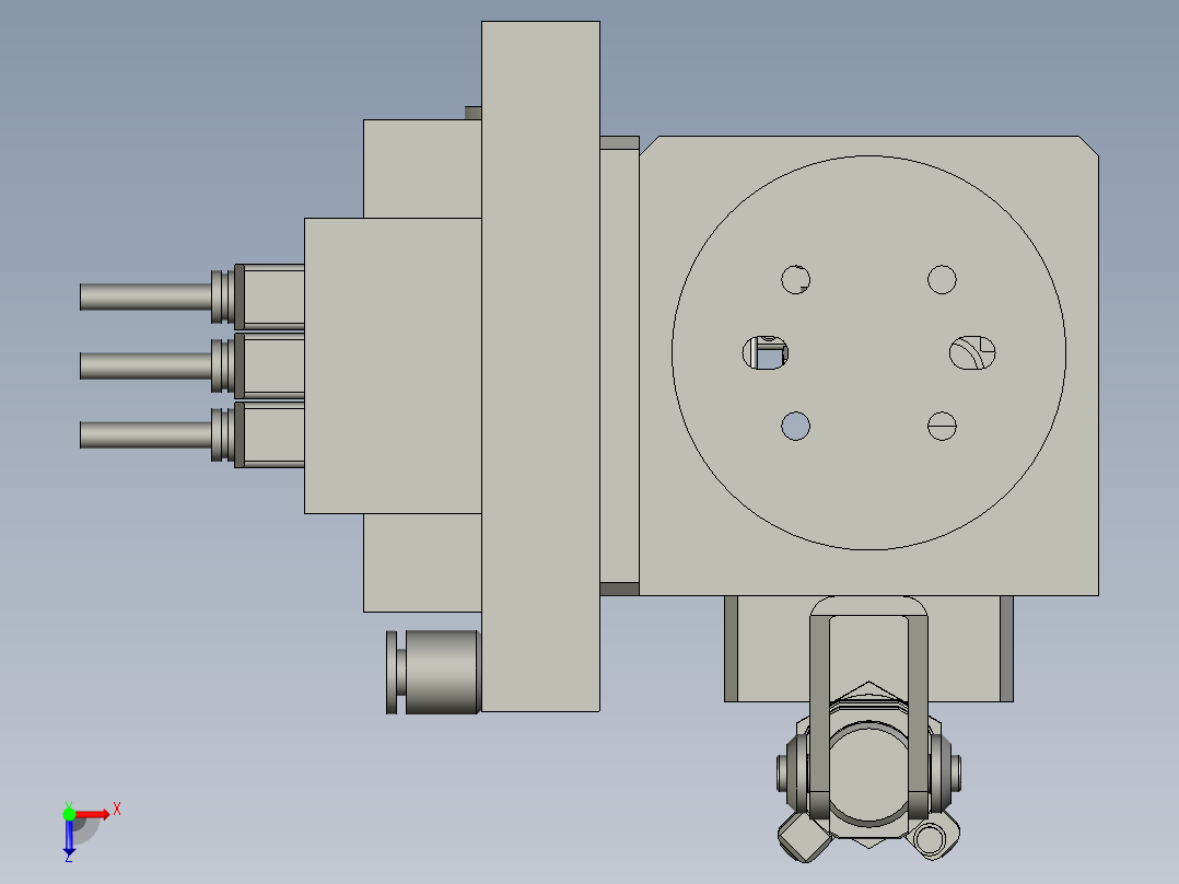 02-00-01夹膜机构俯视图