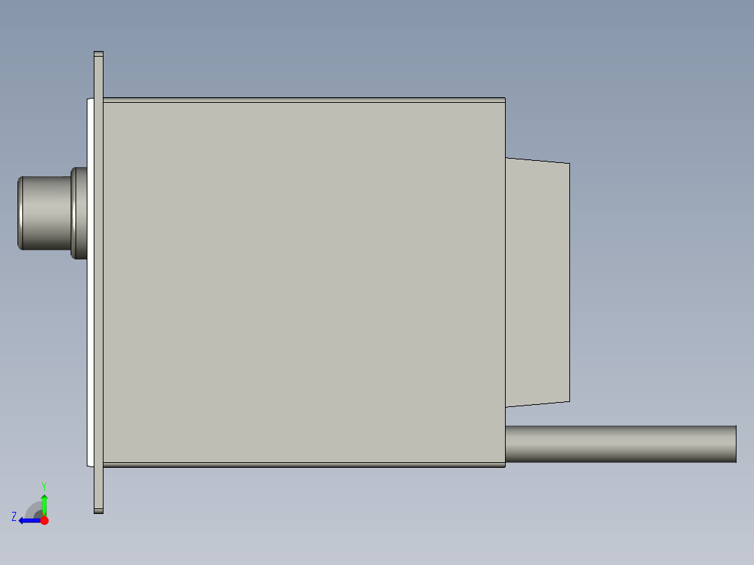 中大电机-调速器右视图