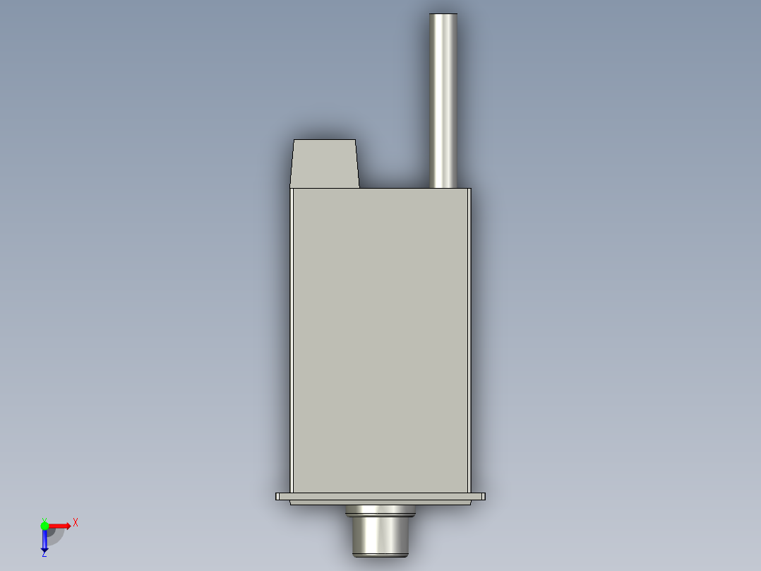 中大电机-调速器俯视图