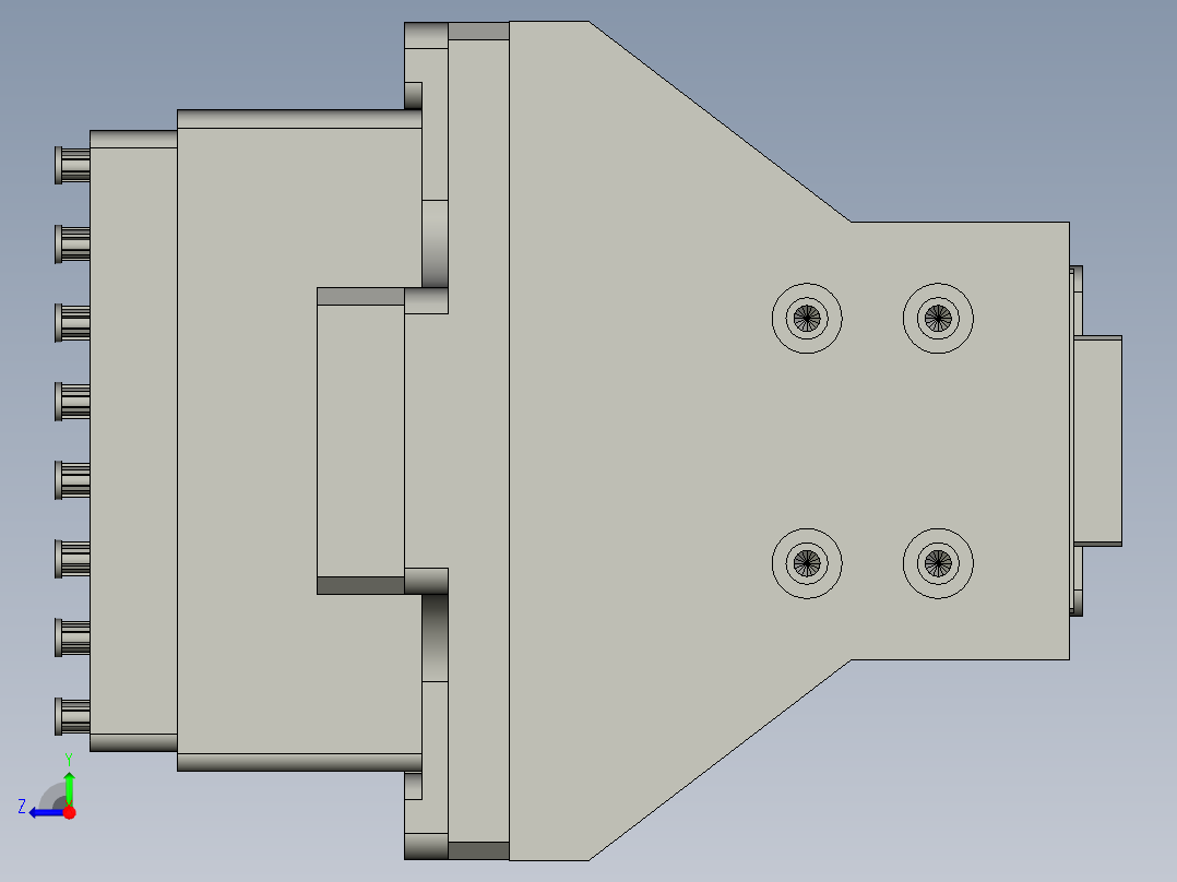 顶升2组件右视图