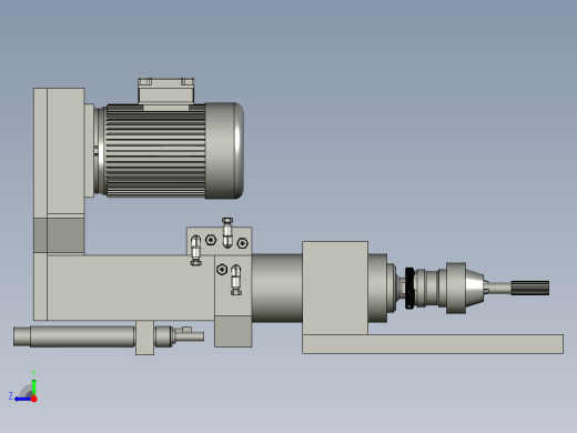 钻削主轴铰孔-移动右视缩略图