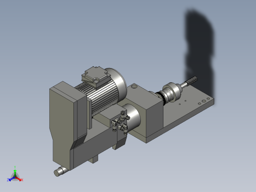 钻削主轴铰孔-移动正等轴测缩略图
