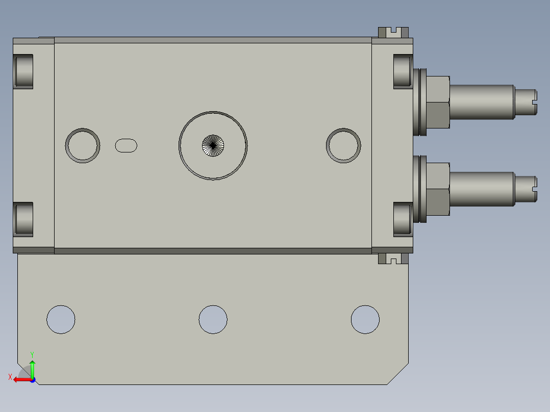 YX-04-08移载旋转组件后视图