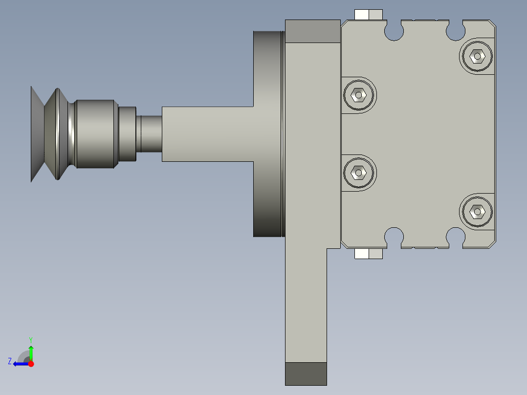 YX-04-08移载旋转组件右视图