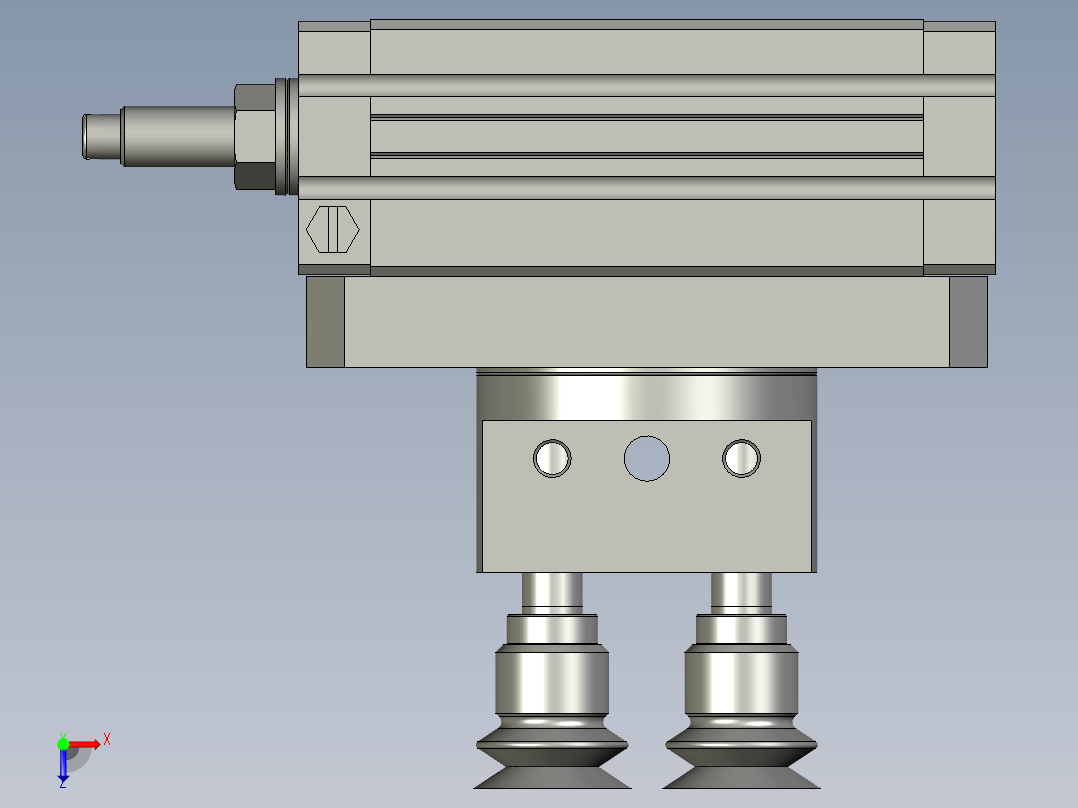 YX-04-08移载旋转组件俯视图