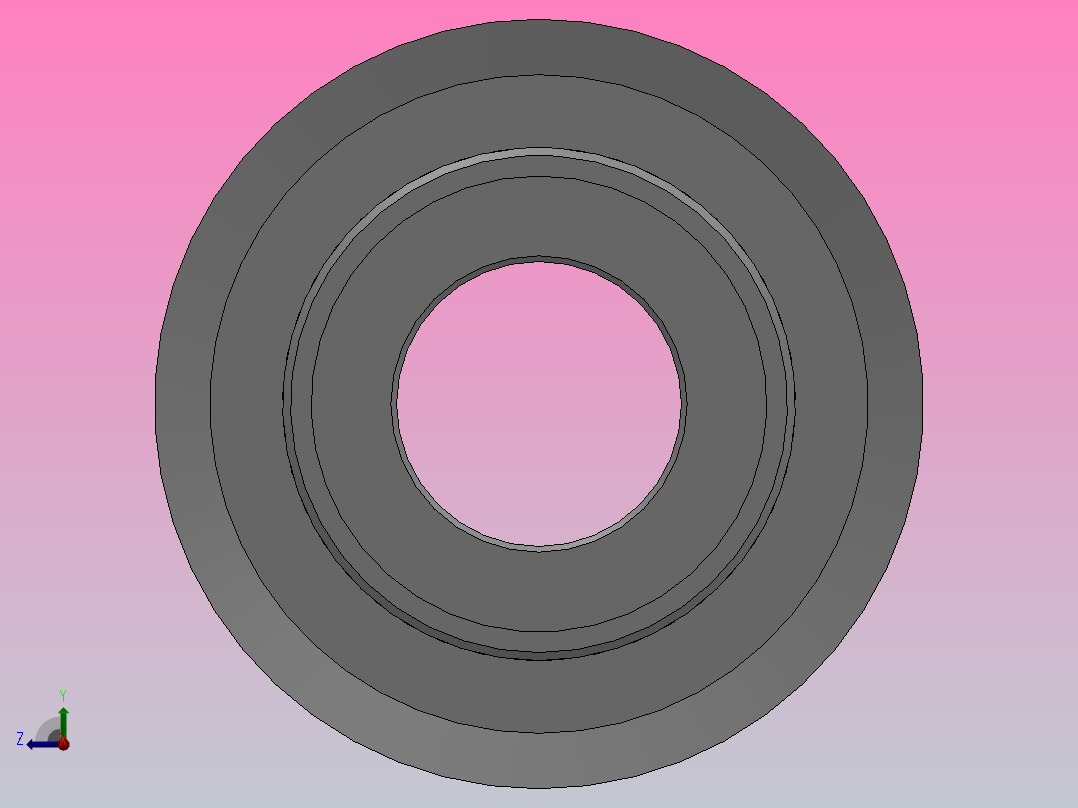 大凸缘型小凸缘型半圆弧形齿同步带轮S3M型_SS3MDC-25-6-dc10-A右视图