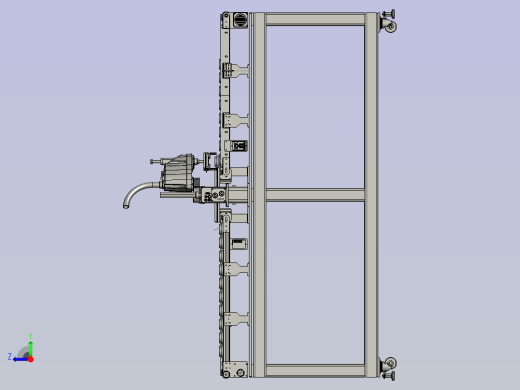 检测轴类直径尺寸合格的装置右视缩略图
