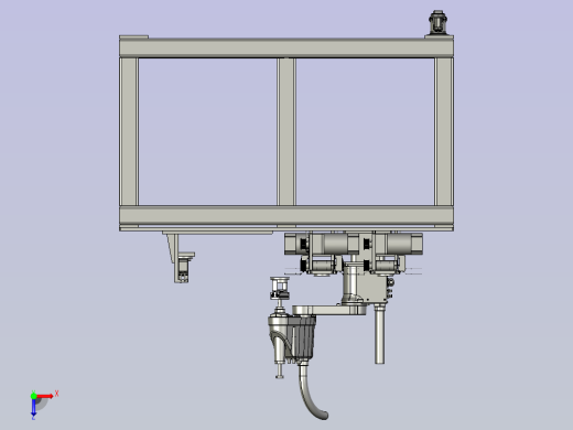 检测轴类直径尺寸合格的装置俯视缩略图
