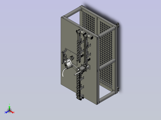 检测轴类直径尺寸合格的装置正等轴测缩略图