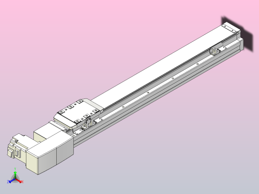 机器人皮带驱动直线轴TPA-GCB-80-P60-L500-QR-M20-N3