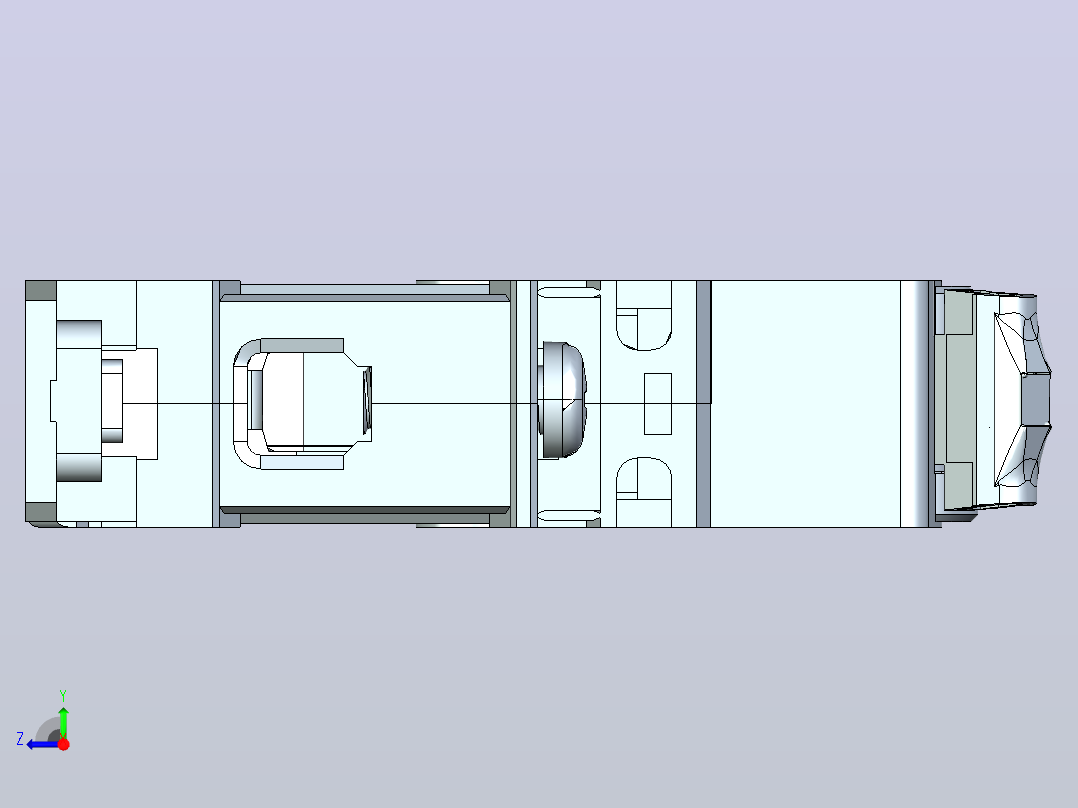 NB1-63 1P小型断路器三维模型202307右视图