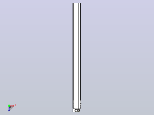 皮带直线轴半封闭可选导轨TPA-HNB-202D-140-L2350-LU-C-P75-N3俯视缩略图